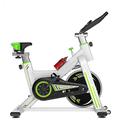 TABKER Exercise Bike Indoor Home Exercise Spinning Cycle Exercise Bike Cardio Fitness Gym Cycling Machine Workout Training Bike Fitness Equipment ( Color : White-green )