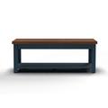 Springland Solid Wood Coffee Table w/ Storage Wood in Blue/Brown | 18 H x 48.5 W x 24.75 D in | Wayfair KUNO-B108131555