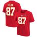 Preschool Nike Travis Kelce Red Kansas City Chiefs Super Bowl LVIII Player Name & Number T-Shirt