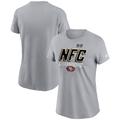 Women's Nike Gray San Francisco 49ers 2023 NFC Champions Iconic T-Shirt