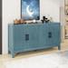 Red Barrel Studio® Lecester 60" Sideboard in Blue | 33 H x 60 W x 13 D in | Wayfair E1132E391A03452E8C4379D98DA680FD