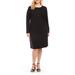 Sparkle Embellished Long Sleeve Jersey Sheath Dress