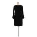 Lauren by Ralph Lauren Casual Dress - Sweater Dress: Black Dresses - Women's Size 14