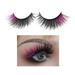 Melotizhi False Eyelashes Natural Wispy Fake Lashes Strips Fluffy Cat Eye Extensions Thick Soft Curly Fake Lashes Eye Tail Color Imitation Mink Eye Lashes Five Pairs Stage Makeup Exaggerated Effect