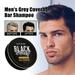 Men s Grey Coverage Bar Shampoo Hair Darkening Black Soap for Grey Hair Cover1-3pcs