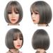 Augper Wholesale Fashion Fiber Full End Short Bob Cosplay Party Wigs for Black Women