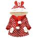 Scyoekwg Kids Toddler Baby Infant Girls Winter Warm Hooded Coat Cloak Jacket Thick Warm Clothes Polka Dots Long Sleeve Tops Coats Clearance Red 4-5 Years