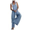 Womens Washed Denim Bib Jeans Overalls Casual Ripped Denim Jumpsuits Rompers Cotton Overalls Summer Jumpsuit for Women Bodysuit for Women Jumpsuit Bodysuits Jumpsuits for Women Rompers for Women