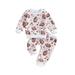 Wassery Baby Girl Pants Set 6M 1T 2T 3T Kids Girl Long Sleeve Floral Rugby/Heart Rugby Print Sweatshirt Drawstring Pants Sets 2Pcs Casual Autumn Clothing for Toddler Girl