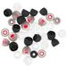 Silicone Earbuds Tips 36Pcs Silicone Ear Tips Earplug Caps Earphone Earbuds Tips Ear Tips Earbud Tips