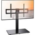 Universal Floor Standing TV Stand Base Mount for 50-75 Inch LCD OLED Screen Black - 99Lbs Max