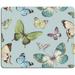 Mouse Pad Square Mousepad Personalized Premium-Textured Non-Slip Rubber Base Mouse Mat Waterproof Gaming Mouse Pad for Wireless Mouse Computers Laptop Office Home (Colorful Butterfly)
