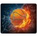 Mouse Pad Square Mousepad Personalized Premium-Textured Non-Slip Rubber Base Mouse Mat Waterproof Gaming Mouse Pad for Wireless Mouse Computers Laptop Office Home (Basketball)