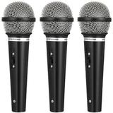 3 Pcs Children Props Microphone The Gift Toy Microphone Plastic Mics Fake Microphone for Decor Child Toddler