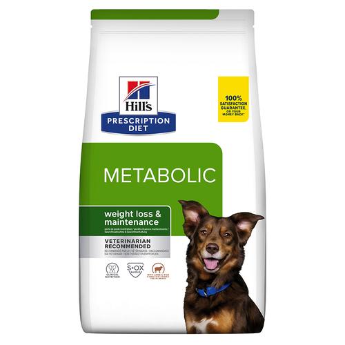 2x 1,5kg Hill's Prescription Diet Metabolic Weight Management mit Lamm & Reis Hundefutter Trocken