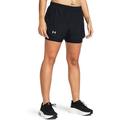 UNDER ARMOUR Damen Shorts UA FLY BY 2IN1 SHORT, Größe XL in Schwarz