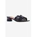 Women's Amorra Slide Sandal by J. Renee in Black (Size 8 1/2 M)