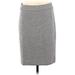 Banana Republic Casual Skirt: Gray Chevron/Herringbone Bottoms - Women's Size 6