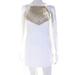 Lilly Pulitzer Dresses | Lilly Pulitzer Women's Embroidered Sleeveless Mini Dress Gold White Size 00 | Color: White | Size: 00