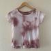 Brandy Melville Tops | Brandy Melville Pink Tie Dye Top One Size | Color: Pink | Size: Os