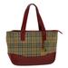 Burberry Bags | Burberry Nova Check Hand Bag Canvas Beige Red Auth 60179 | Color: Cream | Size: Os