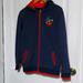 Disney Tops | Disney 2012 Hooded Zip Up Jersey Size Xl | Color: Blue/Red | Size: Xl