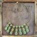 Kate Spade Jewelry | Kate Spade Riviera Garden Statement Necklace | Color: Gold/Green | Size: Os