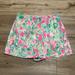 Lilly Pulitzer Shorts | Lilly Pulitzer Cassia Skort Sz 10 Floral Pink Green Catty Shack Jungle Animal | Color: Green/Pink | Size: 10