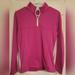 Adidas Tops | Adidas Climacool Size Small Quarter Zip Pink And White | Color: Pink | Size: S