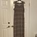 Lularoe Dresses | Lularoe Sleeveless Dani Maxi Dress. Size 3xl And Nwt | Color: Black/Brown | Size: 3x