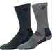 Columbia Underwear & Socks | Columbia Gravel Gray Mi-Chaussettes 2 Pairs Wool Blend Sz 6-12 | Color: Gray | Size: 6-12