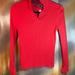 Polo By Ralph Lauren Sweaters | Black Label Polo Med Turtleneck Red V-Neck 34” Bust. 30” Waist 130 | Color: Red | Size: M