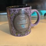 Disney Kitchen | Disney Hainted Mansion Foolish Mortals Hm Wallpaper Mug 20 Oz Ceramic Nwot | Color: Black/Purple | Size: Os