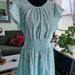 Kate Spade Dresses | Beautiful Blue Flower Kate Spade Dress. Lined. Nwt | Color: Blue/White | Size: Xl