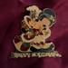 Disney Jewelry | Disney Limited Edition 2000 Happy Holidays Pin | Color: Gold/Red | Size: Os