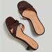 Madewell Shoes | Madewell Chocolate Raisin The Rachelle Kitten-Heel Sandal | Color: Brown | Size: 9.5