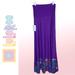 Lularoe Skirts | Lularoe Maxi Skirt/Dress Nwt | Color: Purple | Size: Xs