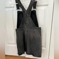 Free People Pants & Jumpsuits | Free People Black Denim Overall Dress | Color: Black | Size: 4