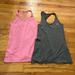 Under Armour Tops | Bundle Of 2 Under Armour Heat Gear Tank Tops | Color: Gray/Pink | Size: Xs