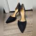 J. Crew Shoes | J Crew Black Suede D'orsay Pumps | Color: Black/Tan | Size: 8