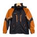 Columbia Jackets & Coats | Columbia Sportswear Outdoor Waterproof Hooded Double Zip Rain Jacket Youth 10/12 | Color: Black/Orange | Size: 10/12