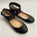 Jessica Simpson Shoes | Jessica Simpson Ankle Wrap Ballet Flat Ballerina Shoes 5 M Black Slip On | Color: Black | Size: 5