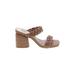 Dolce Vita Mule/Clog: Tan Solid Shoes - Women's Size 7 - Open Toe