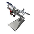 Scale Airplane Model 1:72 For WWI British Royal Air Force Bristol Bulldog Biplane Propeller Fighter Metal Aircraft Model Exquisite Collection Gift