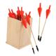 KOMBIUDA 1 Set Children's Throwing Pot Toy Toss Pot and Arrows Throwing Pot Toss Arrows Arrow Prop Kids Arrow Toys Toss Arrow Toy Kids Archery Parent-child Wooden Launcher Outdoor