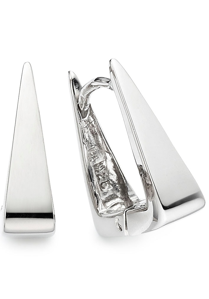 Paar Creolen BRUNO BANANI "Schmuck Geschenk Silber 925 Ohrschmuck Ohrringe", silber (silberfarben), Ohrringe, Damen, Silber 925 (Sterlingsilber)