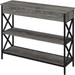 Better Homes & Gardens Convenience Concepts Tucson 1-Drawer Console Table w/ Shelves Wood in Brown/Gray | 32 H x 40 W x 12 D in | Wayfair