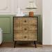 Bungalow Rose Simren Accent Chest in Black/Brown | Wayfair 77EE5611400E49269053A1C4B2C35E76