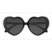 Female s heart Black Acetate Prescription sunglasses - Eyebuydirect s Suki Sun