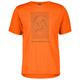 Scott - Defined Merino Graphic S/S - Merinoshirt Gr XL orange
